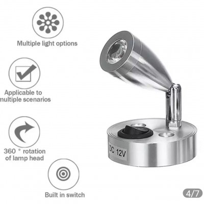 Okuma Lambası Aliminyum Malzeme Akrilik Lens